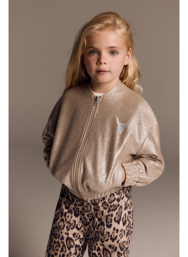 Knitted Silver Bomber