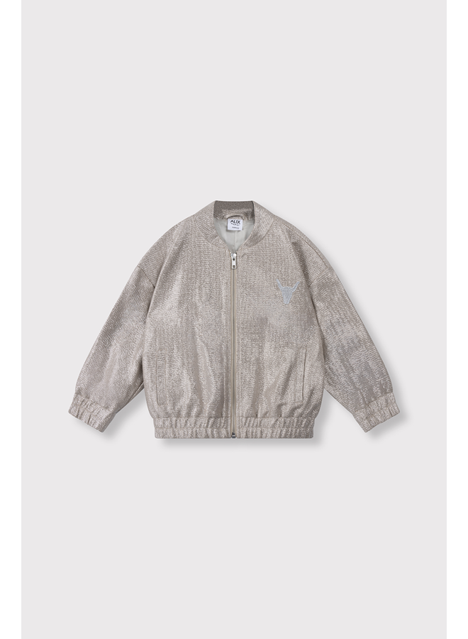Knitted Silver Bomber