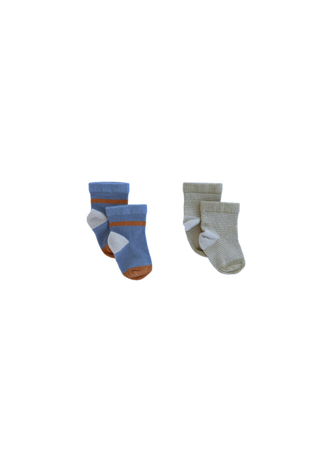 Socks Solid Multicolor 2p