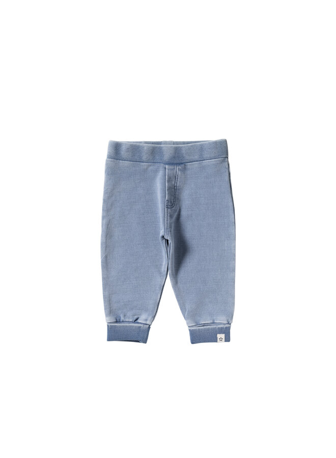 Jogging Knitted Denim Bluestone