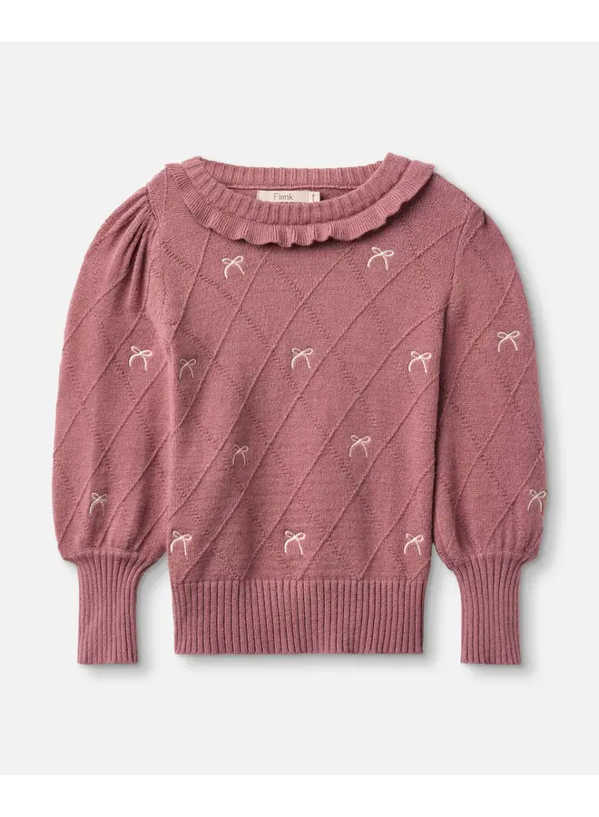 Alon Bow Blouse Ash Rose