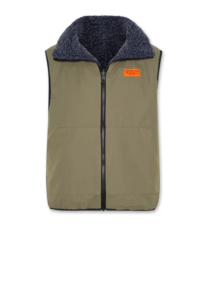 Teddy reversible bodywarmer-olive