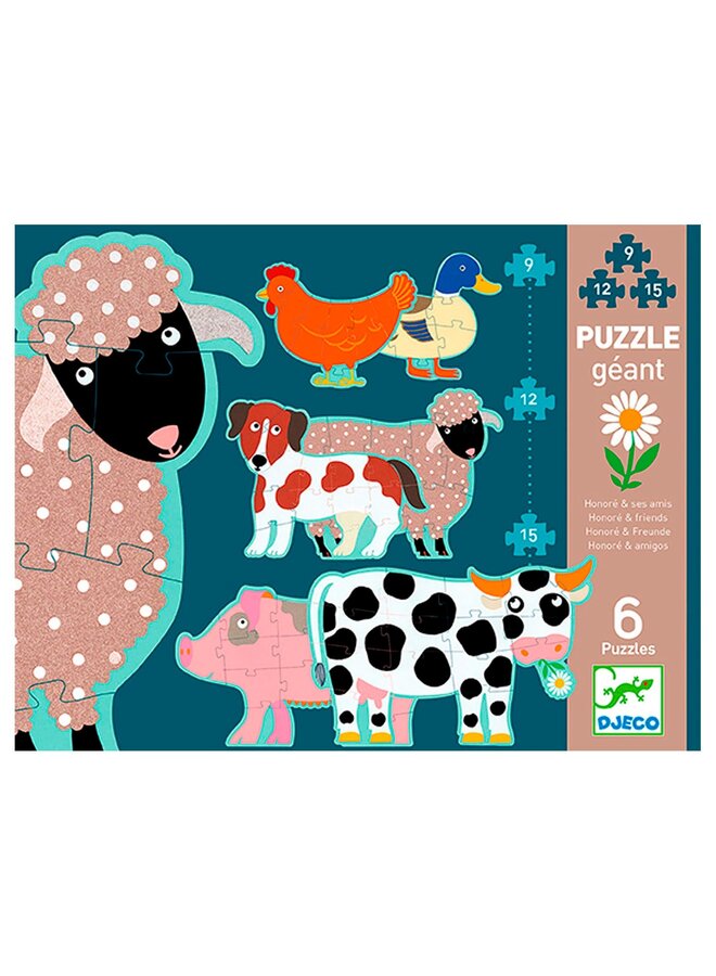 Puzzel Boerderijdieren - 9/12/15 st.