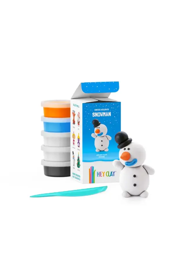 Hey clay snowman
