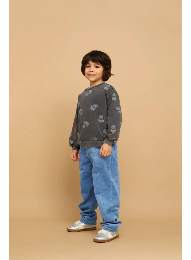 Sweater Space Cat Washed black