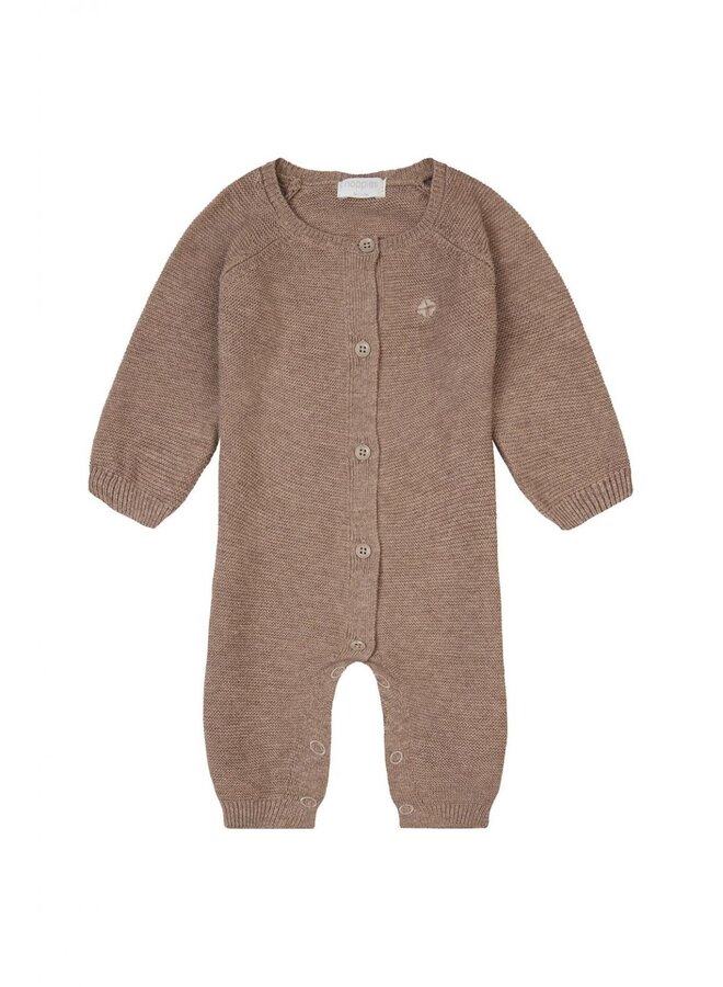 Playsuit knit Monrovia Taupe melange