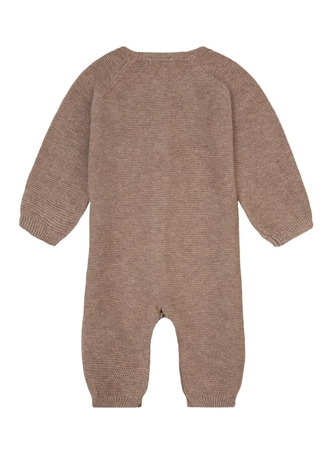 Playsuit knit Monrovia Taupe melange
