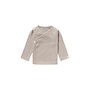 Tee overlap ls rib nanyuki taupe melange