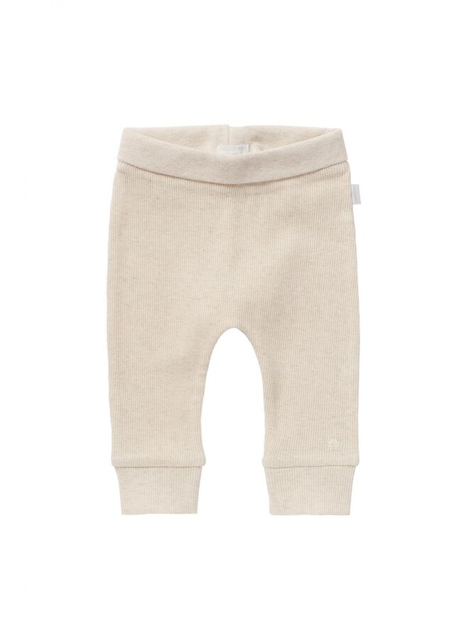 Pants comfort rib naura oatmeal melange