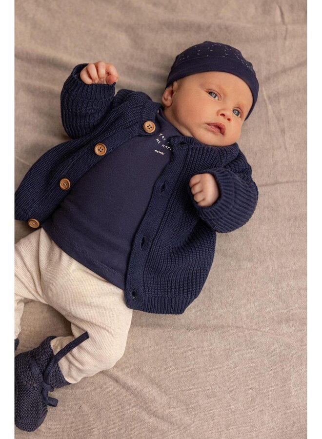 Pants comfort rib naura oatmeal melange