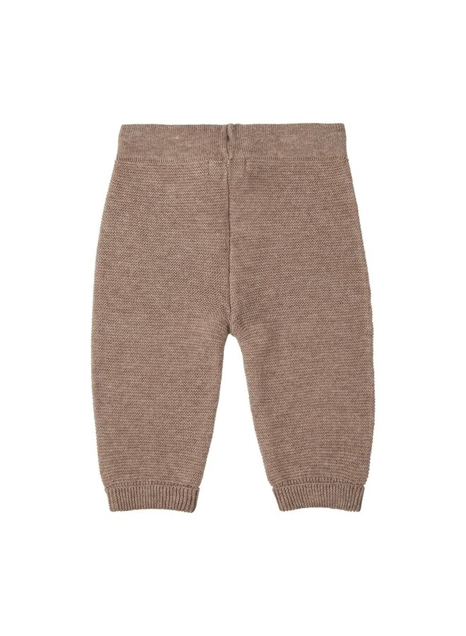 Pants knit taupe melange grover
