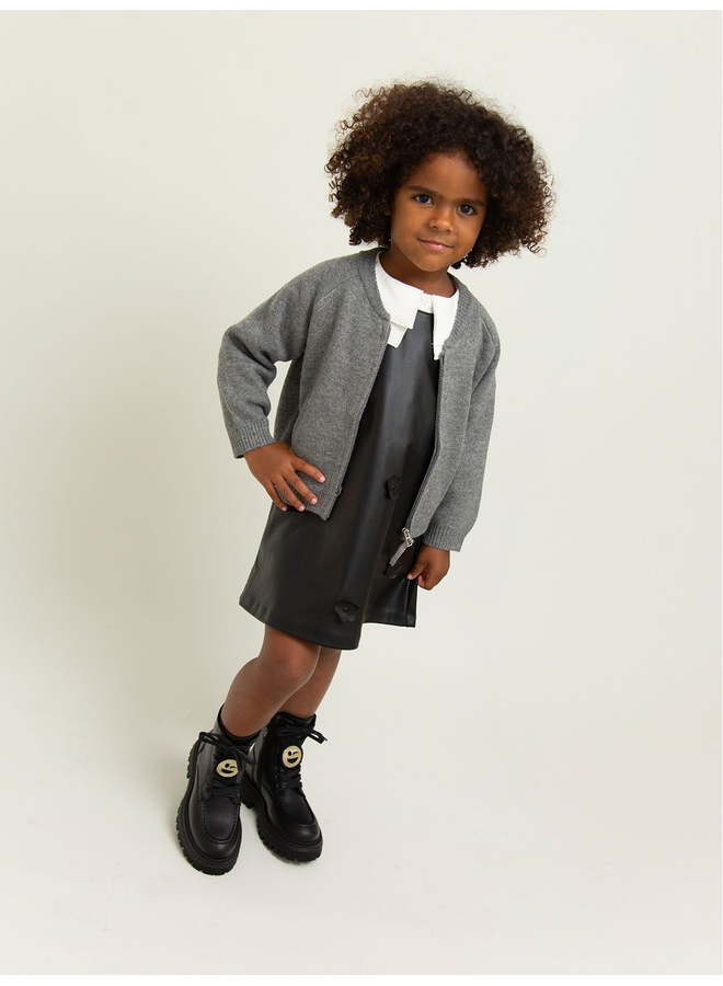 Fae Bobbi JR Black Leather