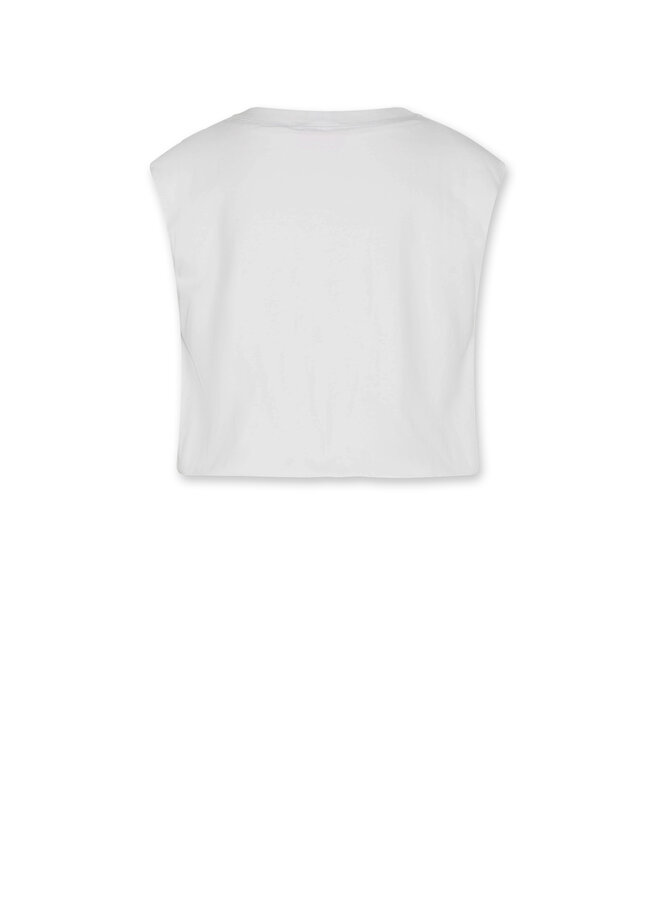 Elle t-shirt pearls S26 White