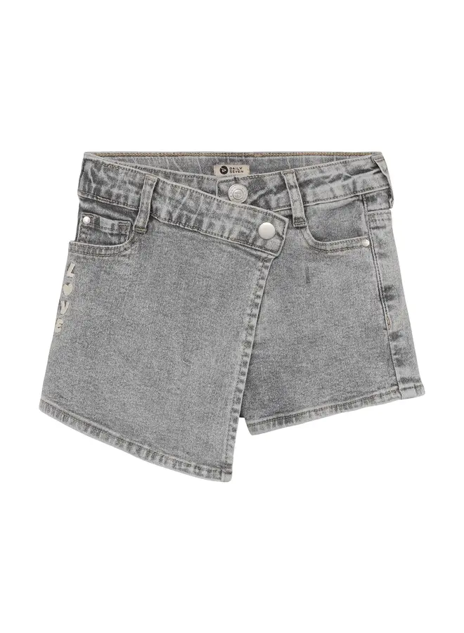 Denim skorts grey denim SS26
