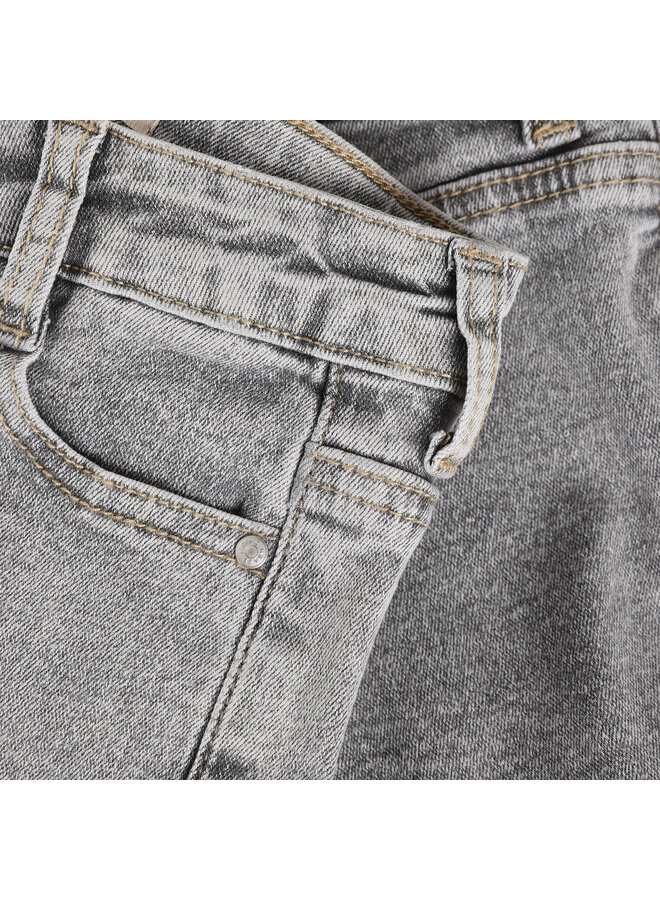 Denim skorts grey denim SS26