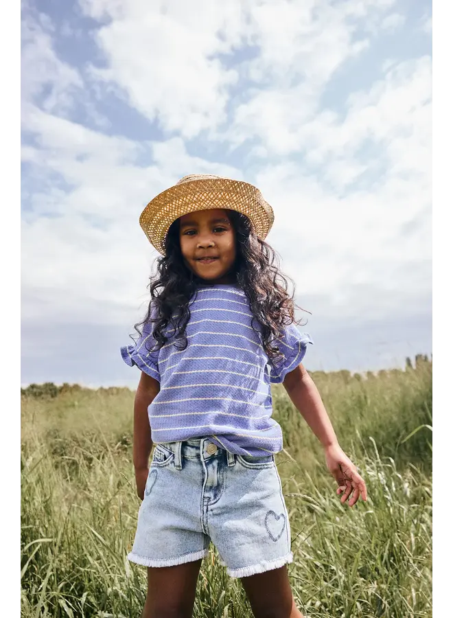 T-shirt striped lolite SS26