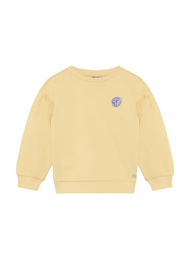 Sweater print reed yellow SS26