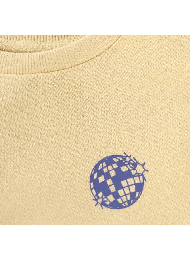 Sweater print reed yellow SS26