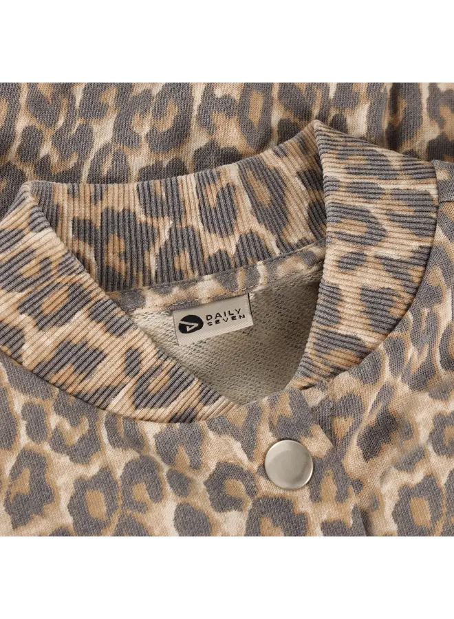 Sweat jacket print sandshell SS26