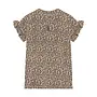 T-shirt dress allover print sandshell