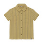 Shirt small stripe pale olive green SS26