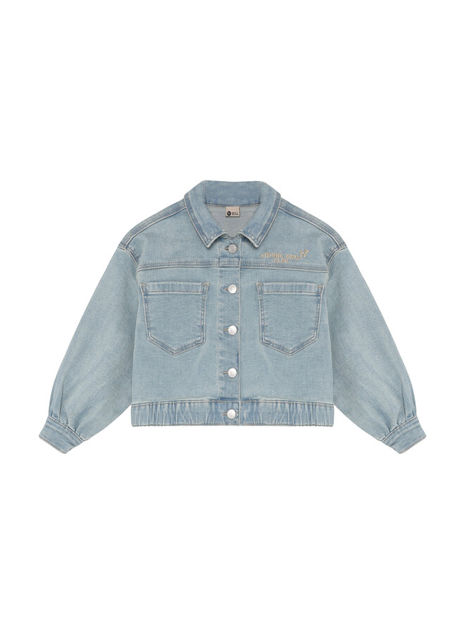 Denim jacket medium blue SS26
