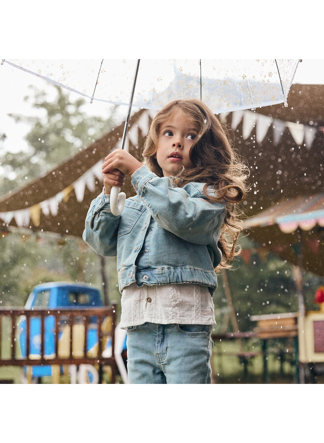 Denim jacket medium blue SS26