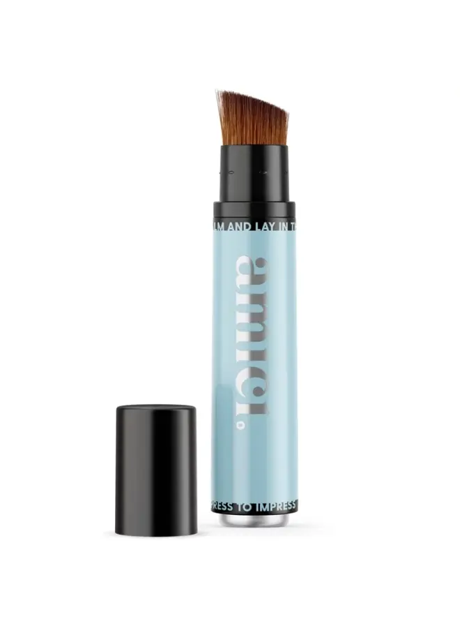 Refillable brush beachy blue