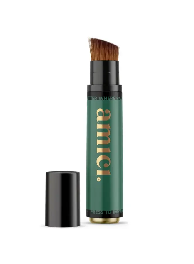 Refillable brush graftiy green