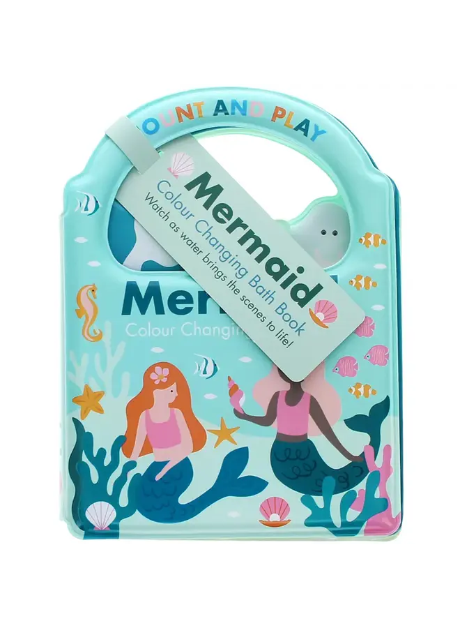 Colour changing bath book mermaid