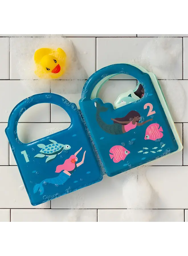 Colour changing bath book mermaid
