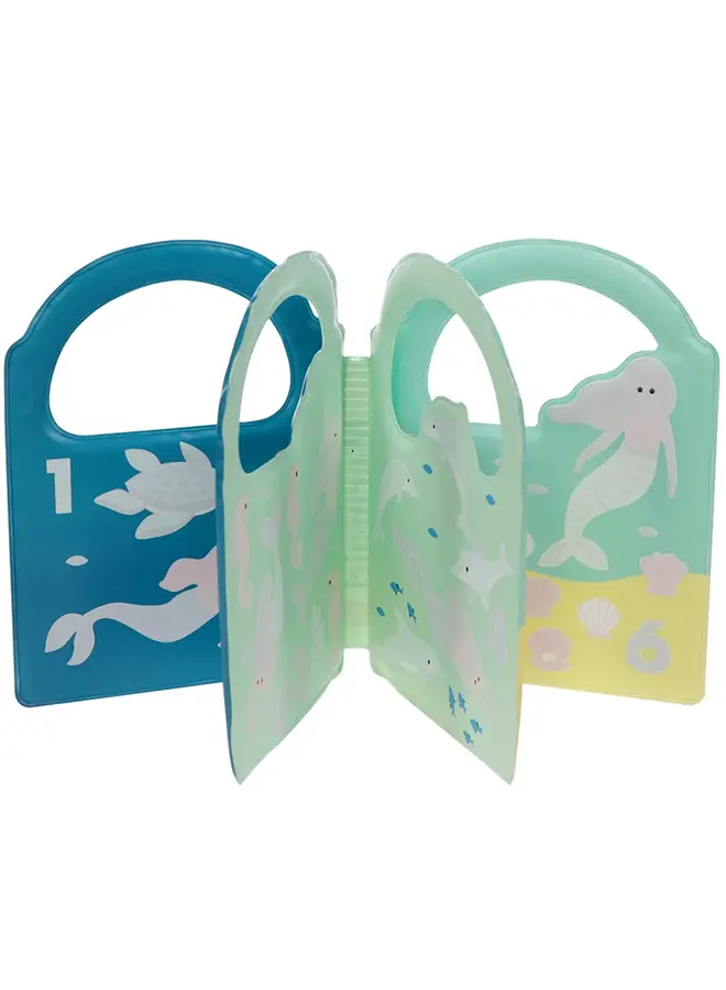 Colour changing bath book mermaid