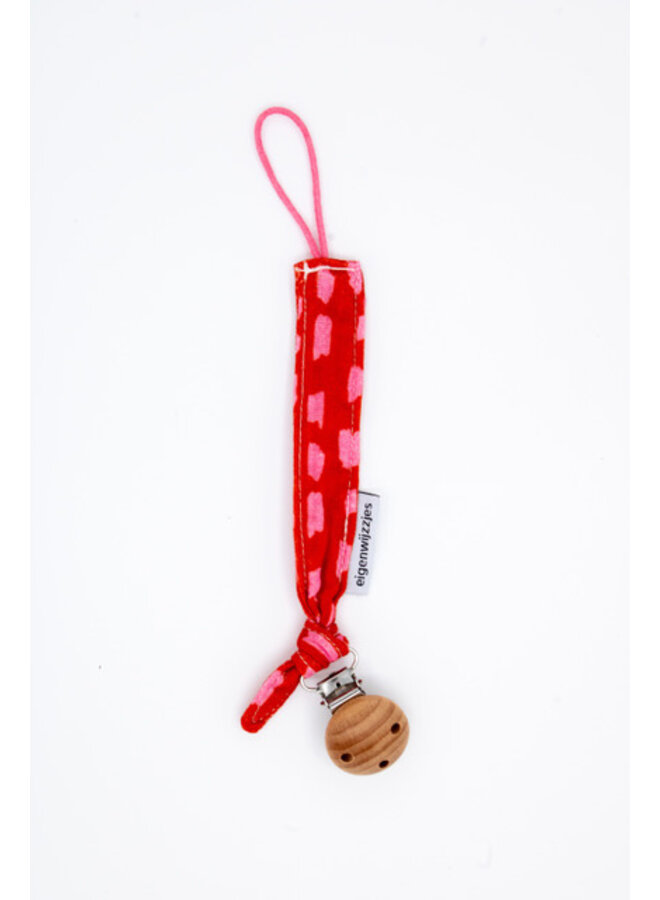 Speenkoord knoop/roze