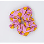 Scrunchie smiley lila