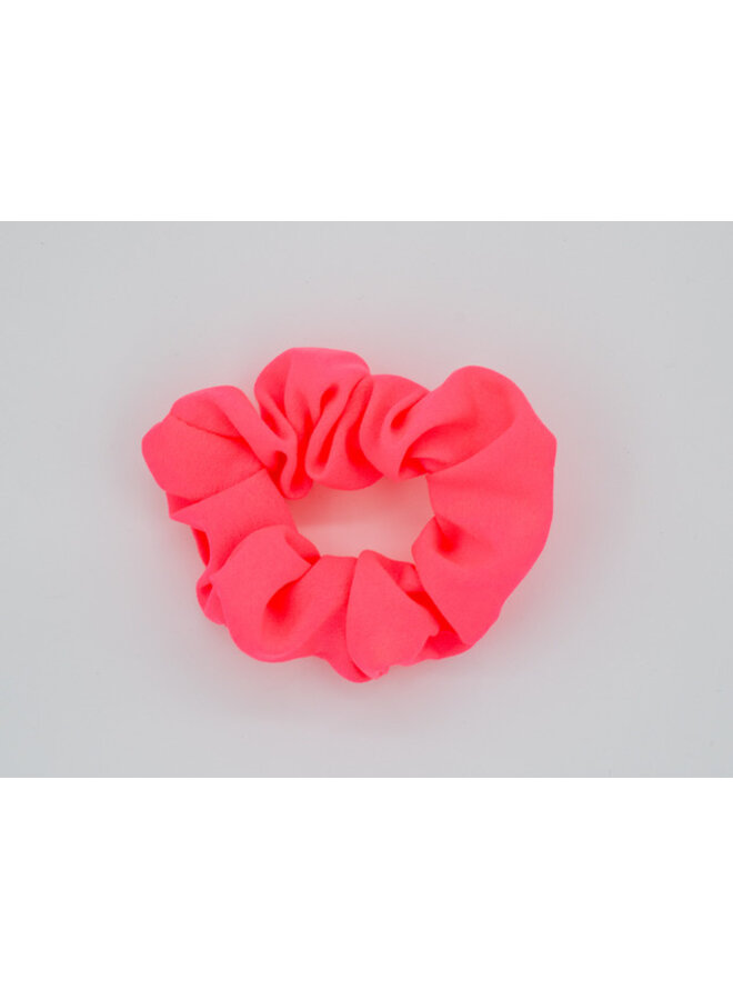 Scrunchie neon roze