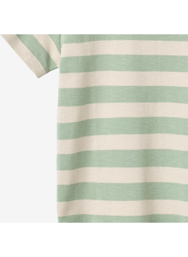 T-shirt Liam Mint stripe SS26