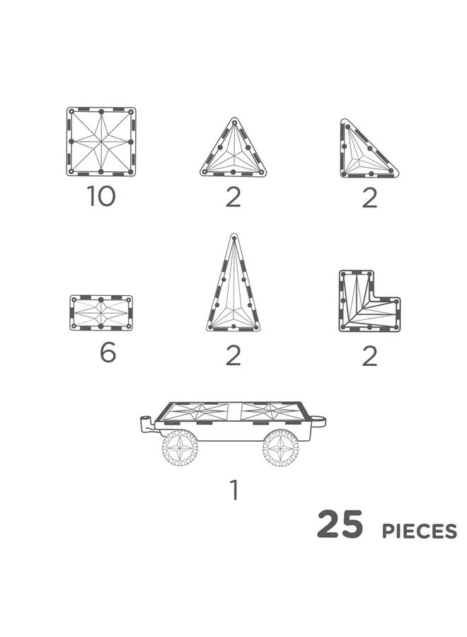 Wheels pack intense 25 pieces