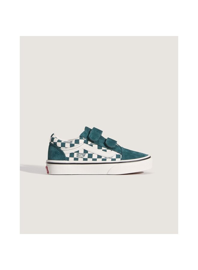 Old Skool V Geo check mystic moss SS26