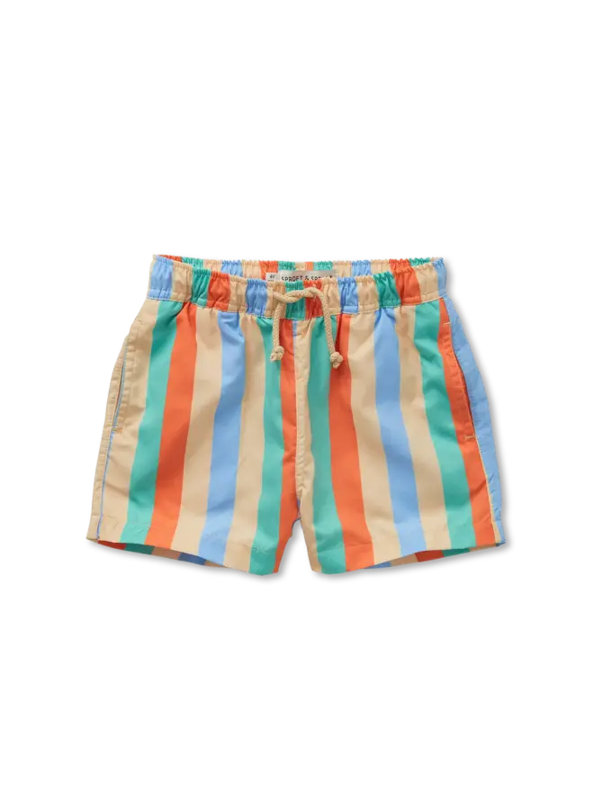 Swim shorts Multi stripes Sand SS26
