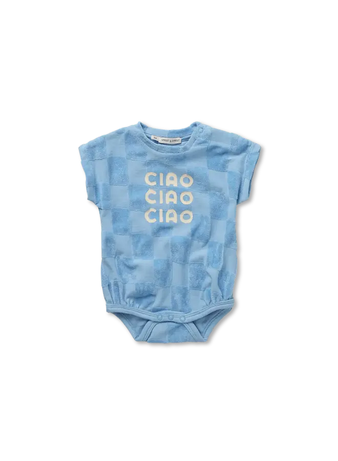 Loose RomperTeery blocks Forever blue SS26