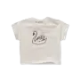 Baby T-shirt Swan Off-white SS26
