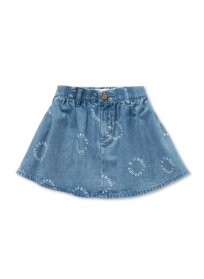 Denim skirt Denim blue SS26