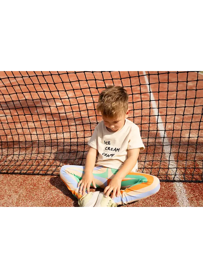 Terry T-shirt Ice cream champ Sesame SS26