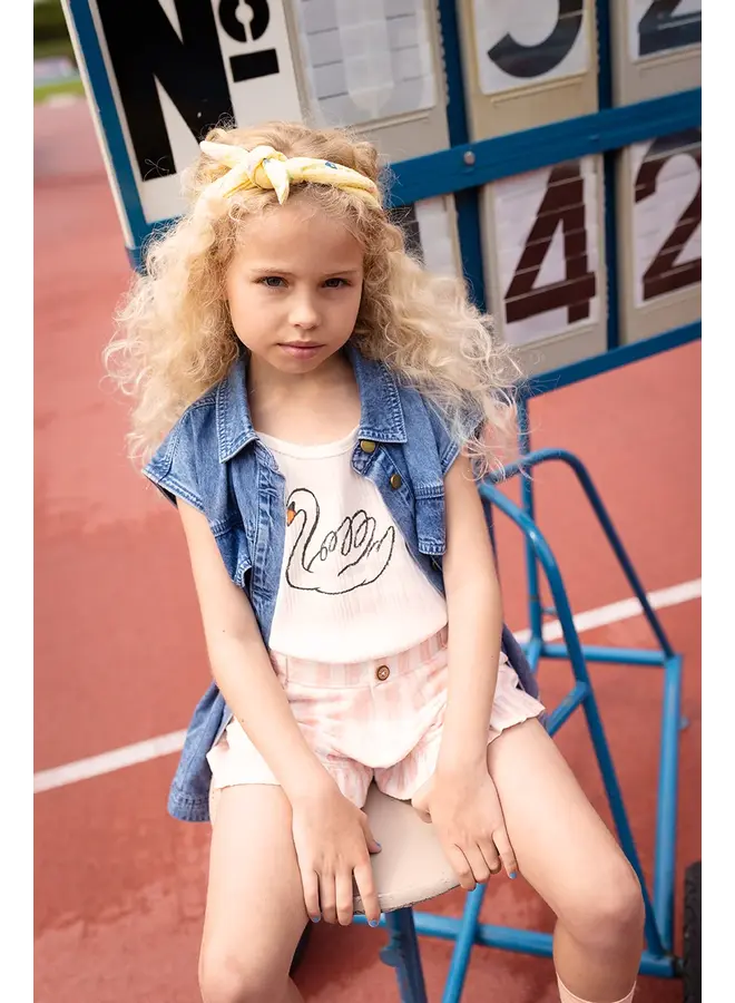 Spaghetti top Swan Off-white SS26