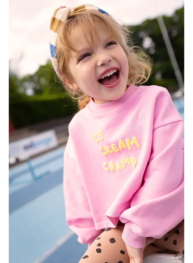 Boxy Batman sleeve Ice cream Pink SS26