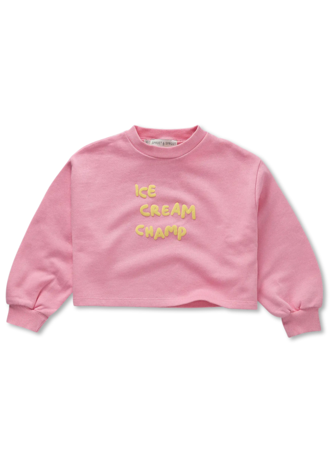 Boxy Batman sleeve Ice cream Pink SS26