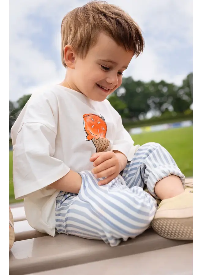 Jersey Twill denim pants Denim blue SS26