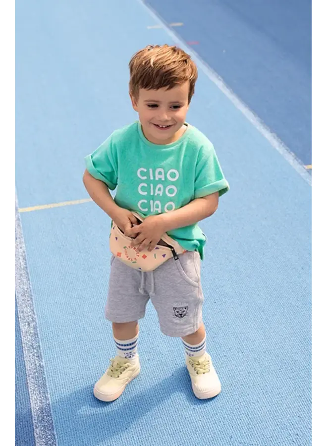 Terry T-shirt Ciao Jade green SS26