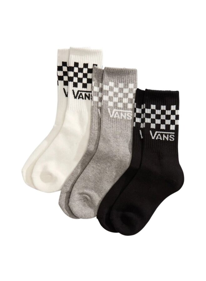 Classic check crew checkerboard black/white SS26