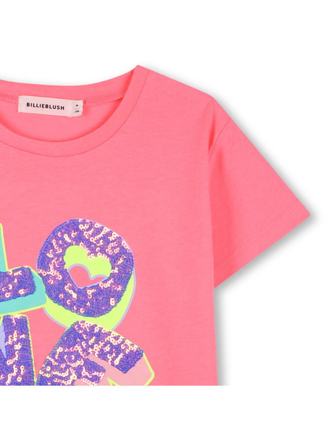 T-shirt Love Fuchsia U21957 SS26